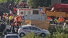 Unfall an der Brückenbaustelle bei Schraudenbach | Bild: News 5