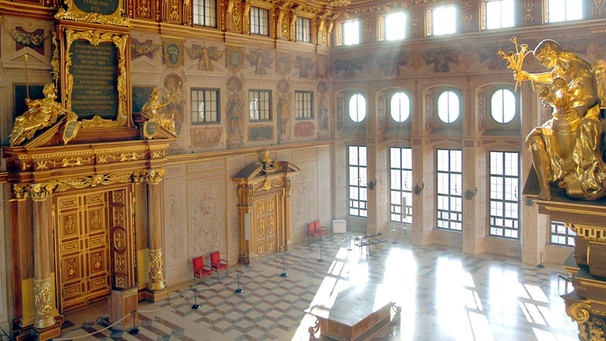 Goldener Saal im Augsburger Rathaus | Bild: picture-alliance/dpa