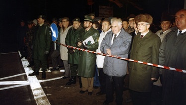 Öffnung der DDR-Grenze bei Oberfladungen am 24. November 1989 | Bild: Bundespolizei