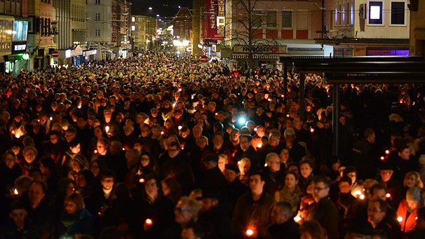 Würzburger Gedenken 16. März 2015 | Bild: BR/Gerth/Wobser
