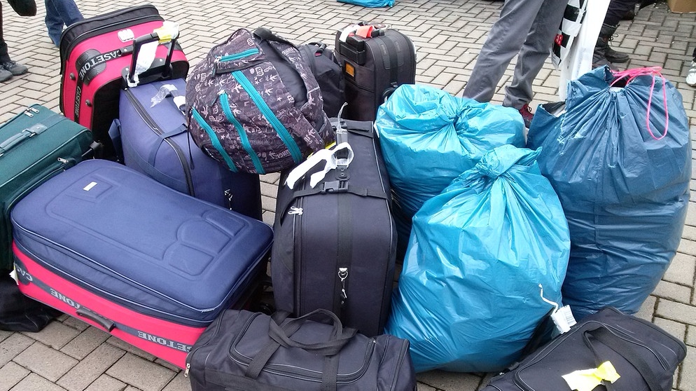 Ankunft syrischer Flüchtlinge in Poppenhausen | Bild: BR-Mainfranken/Ralph Wege
