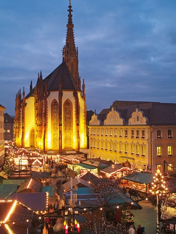 Würzburger Weihnachtsmarkt | Bild: Congress-Tourismus-Wirtschaft-Würzburg, Fotograf A. Bestle