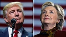 Zwei Porträts: Donald Trump und Hillary Clinton | Bild: Reuters (RNSP)