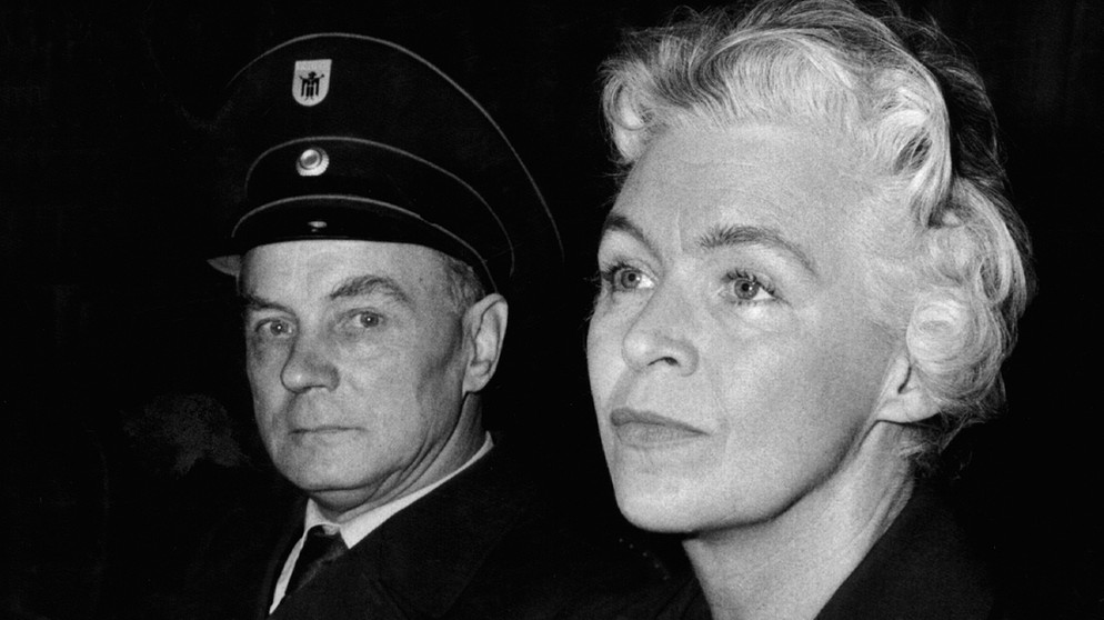 Vera Brühne im Gerichtssaal, 18.5.1962 | Bild: picture-alliance/dpa