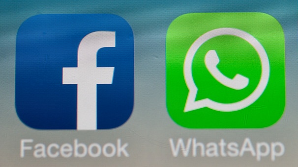 Facebook-App neben einer Whatsapp-App | Bild: picture-alliance/dpa