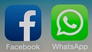 Facebook-App neben einer Whatsapp-App | Bild: picture-alliance/dpa