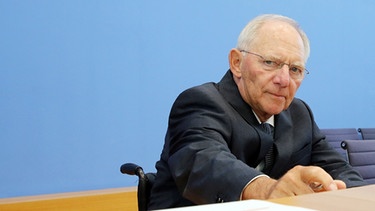 Bundesfinanzminister Wolfgang Schäuble (CDU)  | Bild: picture-alliance/dpa