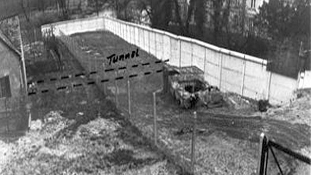 Foto eines geplanten Fluchttunnels | Bild: BStU