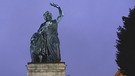 Statue der Bavaria an der Münchner Theresienwiese | Bild: BR/Bernhard Graf