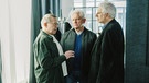 Von links: Prof. Ralph Vonderheiden (André Jung), Ivo Batic (Miroslav Nemec) und Franz Leitmayr (Udo Wachtveitl). | Bild: BR/Tellux Film GmbH/Hendrik Heiden