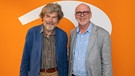 Von links: Reinhold Messner mit Moderator Ernst Vogt. | Bild: BR/Max Hofstetter