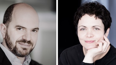 Kirill Gerstein (l.) und Tabea Zimmermann, Artists in Residence beim Symphonieorchester des BR 2022/23 | Bild: Marco Borggreve