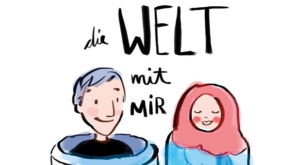 Flyer-Grafik für Veranstaltung "Was hat die Welt mit mir gemacht?" | Bild: BR / Goethe-Institut München