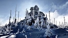 Der Dreisessel im Winter: Ein markanter Berg des Böhmerwalds | Bild: Tobias Corts