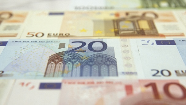 Verschiedene Euroscheine | Bild: dpa-Bildfunk/MEV/Edith Laue