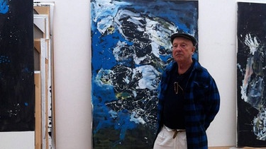Georg Baselitz in seinem Atelier am Ammersee | Bild: BR