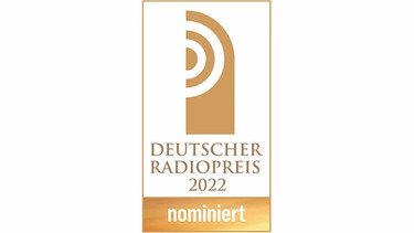 "Nominiert"-Logo des Deutschen Radiopreises | Bild: NDR/Deutscher Radiopreis