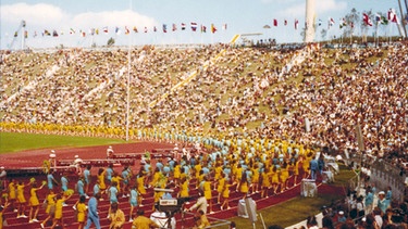 Eröffnung der Olympischen Sommerspiele in München am 26. August 1972. | Bild: BR/Foto Sessner