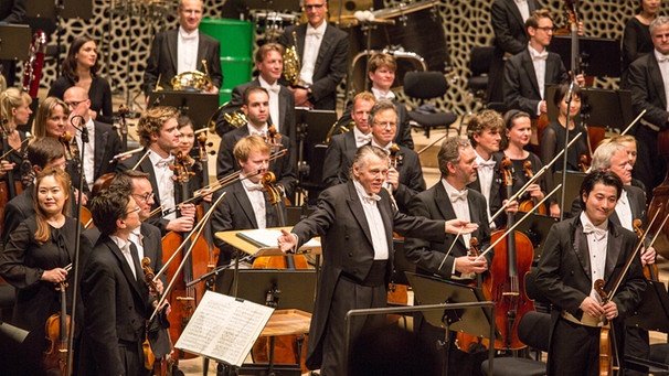 Symphonieorchester des BR bei einem Auftritt im Mai 2017 in Hamburg | Bild: BR / Peter Meisel