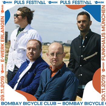 Indie-Helden mit neuem Album spielen beim PULS Festival 2019 | Bild: BR/Bombay Bicycle Club