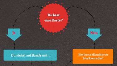 Entscheidungsbaum zum PULS Festival bei der Süddeutschen Zeitung | Bild: Screenshot sueddeutsche.de