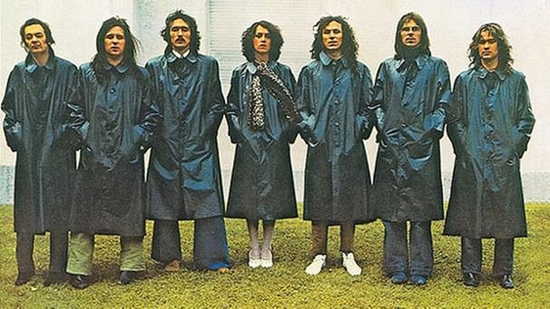 Die Münchner Krautrockband Amon Düül - Backcover von "Made In Germany" aus dem Jahr 1975 | Bild: Repertoire Records