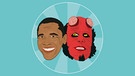 Fanfiction Obama mit Hellboy | Bild: BR