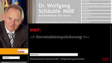 Armer Wolfgang, Opfer von Hacktivisten. | Bild: Screenshot, BR
