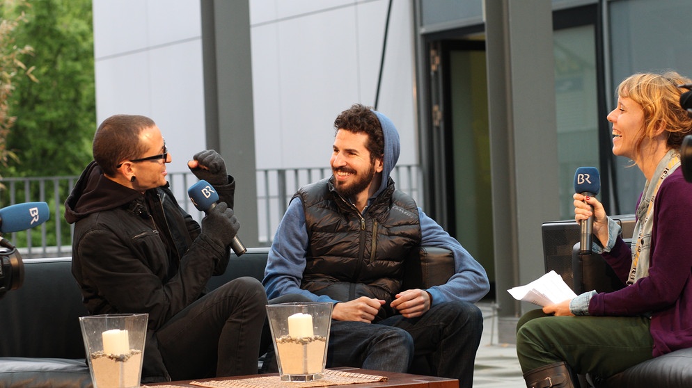 Linkin Park im Interview mit Christina Wolf @ Rock im Park 2012 | Bild: BR / Markus Konvalin