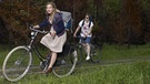 Rosalie & Jakob beim Fahrradfahren | Bild: Enno Kapitza