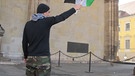 Syrien Demo 1 Jahr | Bild: BR