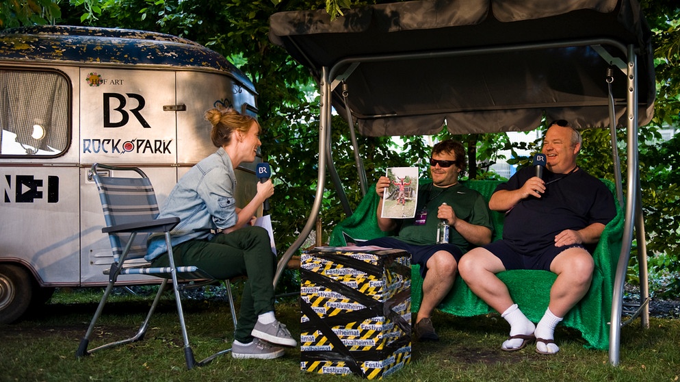 Tenacious D im Interview mit Christina Wolf @ Rock im Park 2012 | Bild: BR / Hannes Rohrer