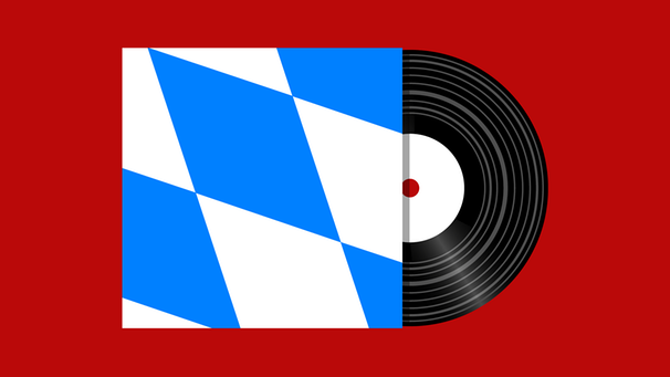 Plattenhülle mit Bayern-Muster | Bild: BR