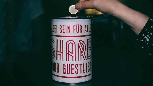 Share Your Guestlist Projekt München
Spende | Bild: Steffen Horak/ Genau unser Ding