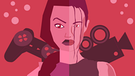 Grafik: Lara Croft als Videospiel- beziehungsweise Filmfigur  | Bild: BR