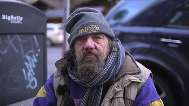 Der Obdachlose Rolf | Bild: Strassenblues.de / Nikolas Migut