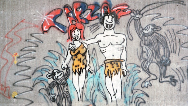 Erste Graffiti in München von Konrad Kittel | Bild: Konrad Kittel 