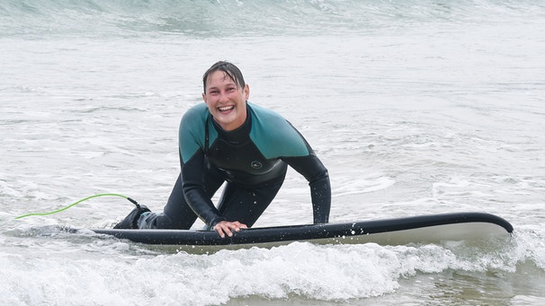 Eva Lischka fährt zur Adaptive Surfing WM nach Kalifornien. | Bild: Eva Lischka