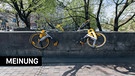 Fahrräder hängen über der Mauer | Bild: BR