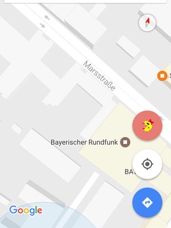 Ms Pac Man in Google Maps | Bild: Google / Screenshot BR