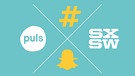 Snapchat Logo von der SXSW | Bild: BR