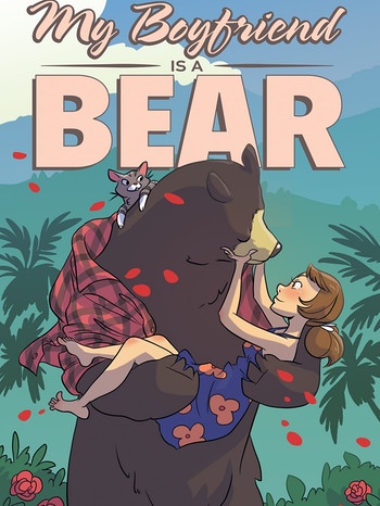 Cover Comic - Cover Comic "My Boyfriend Is A Bear" von Pamela Ribon - junge Frau und Bär umarmen sich | Bild: Oni Press Verlag
