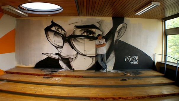Bilder des Graffiti-Künstlers Hombre SUK | Bild: Pablo Fontagnier