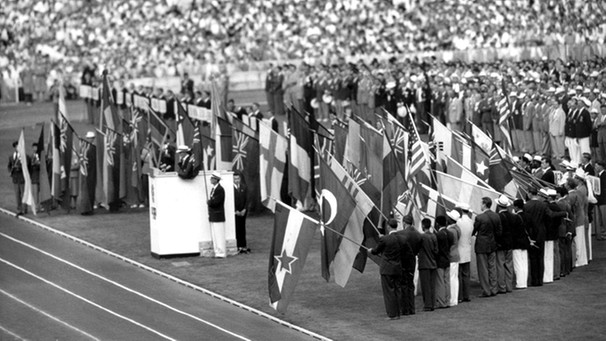 Politik im Sport // Olympische Spiele 1956 in Melbourne | Bild: picture-alliance/dpa