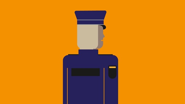 Grafik eines Polizisten | Bild: BR
