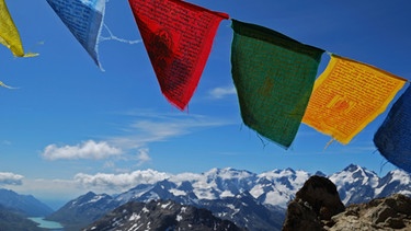Tibetische Gebetsfahne | Bild: picture-alliance/dpa
