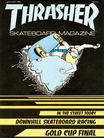 Cover vom Actionsportmagazin Thrasher von 1981 | Bild: Thrasher