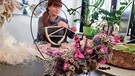 Gestecke mit Trockenblumen im Querbeet-Garten zum Valentinstag mit Sabrina Nitsche | Bild: Tobias Bode