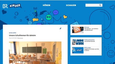 Screenshot von Schule daheim für Grundschulkinder | Bild: BR