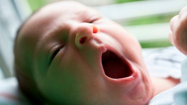 Baby gähnt | Bild: mauritius images